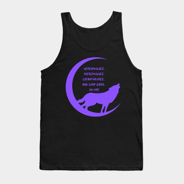 Dresden Files werewolves Tank Top by Gorgoose Graphics